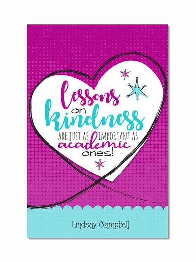 Lessons on Kindness Purple Nottai Education Paperback Notebook Front Cover