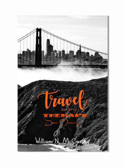 Travel Therapy Nottai Travel Hardcover Journal Front Cover