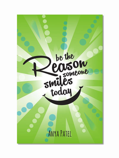 Be the Reason Green Nottai Inspiration Paperback Notebook Front Cover