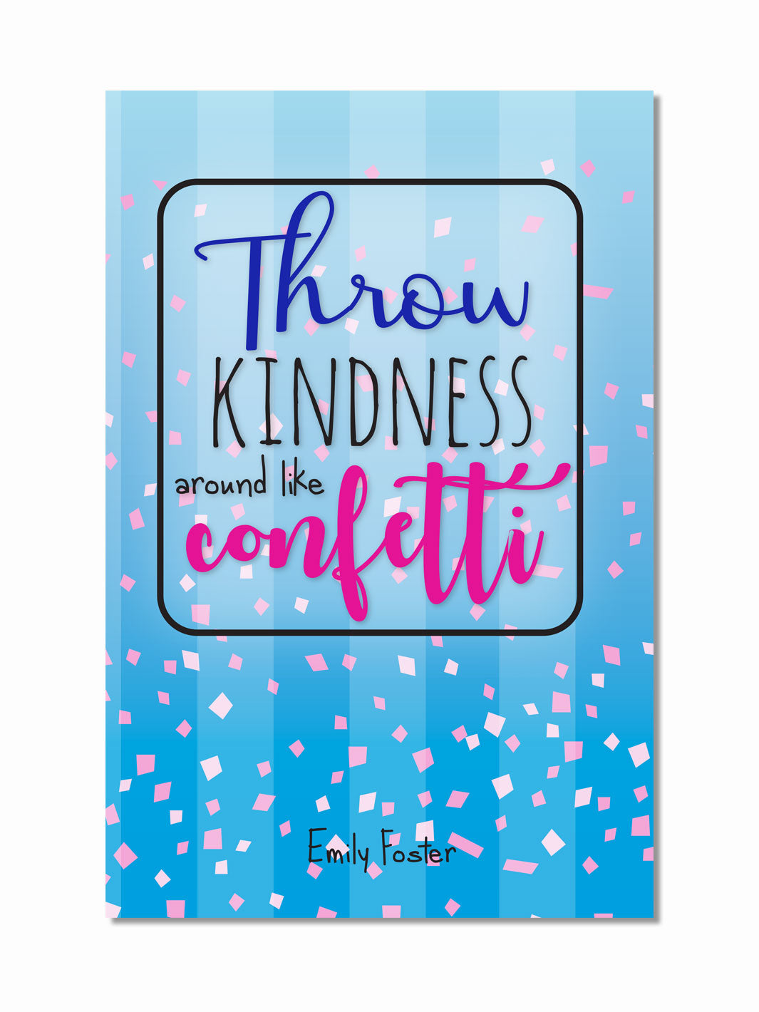 | Confetti Notebook Nottai Inspiration Kindness Personalized